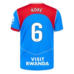 Fotbalové Dres Atletico Madrid Koke #6 Třetí Oblečení 2025-26 Krátký Rukáv